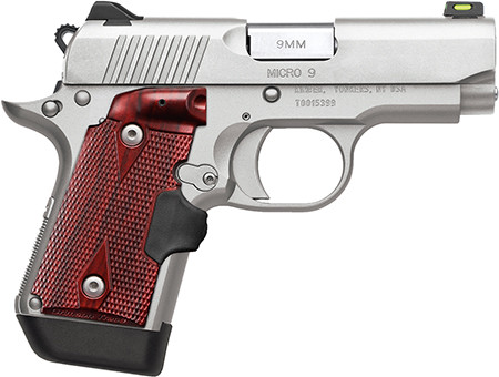 Kimber 3700482 Micro 9 9mm 7+1 3.15" BBL Stainless Crimson Trace Rosewood