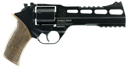 Chiappa Firearms 340167 Rhino 60DS 9mm 6" BBL Picatinny Rail Black