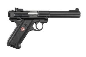 Ruger 40101 Mark IV Target 22 LR 10+1 5.50" BBL Blued Black Checkered Grips
