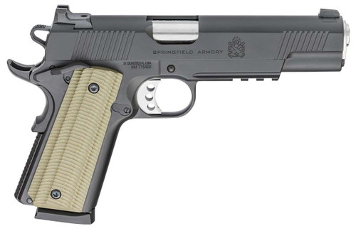 Springfield PO9230 1911 Operator 45ACP 8+1 5" BBL Blk Picatinny VZ G10 Grip