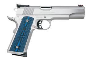 Colt O5070XE Gold Cup Trophy 45 ACP 8+1 5" BBL Stainless Blue G10 Grips