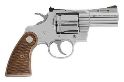 Colt PYTHONSP2WCTS Python 357 Mag 2.50" BBL Stainless Walnut W/ Medallion