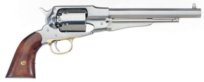 Uberti 1858 New Army 341020 Stainless Steel .44 8" Barrel Wood Grips