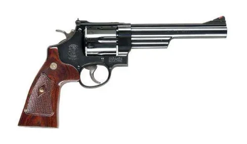 Smith & Wesson 150145 Model 29 Classic 44 Rem Mag 6.10" BBL Blued Wood Grip