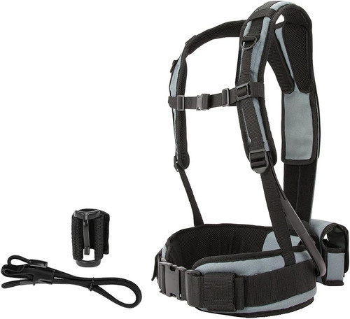 Minelab Ergonomic Pro-Swing 45 Harness For Garden Metal Detector Black