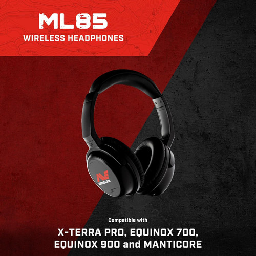 MINELAB ML85 Wireless Low Latency Headphones Equinox, X-Terra, Manticore