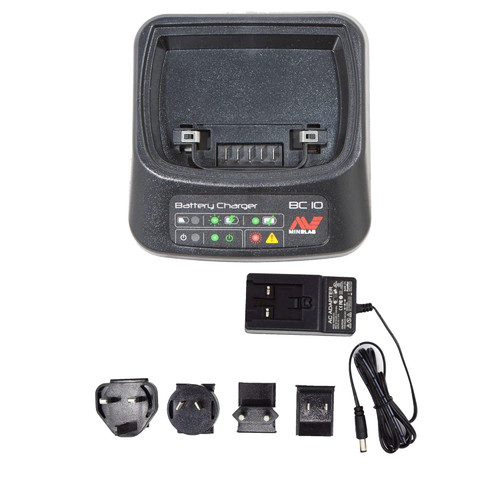 Minelab Charging Cradle BC10 Battery Charger CTX-3030 & GPZ-7000 Detectors