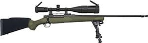 Mossberg 28122 Patriot Night Train 300 WM 24" BBL Blued OD 6-24x50 Scope