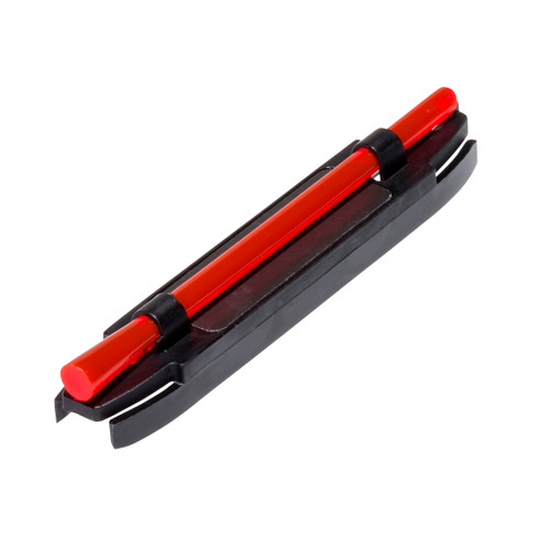 HIVIZ Ultra Narrow Magnetic Fiber Optic Shotgun Sight W/ Red Light Pipe