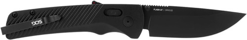 SOG Flash AT Ambidextrous Pocket Folding Knives D2 Steel Blade - Blackout