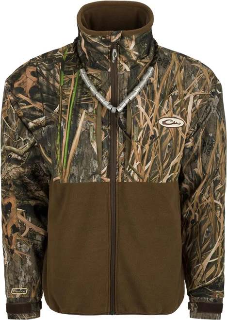 Drake Waterfowl MST G-Flex Eqwader Full Zip Jacket Shadowgrass Habitat XL