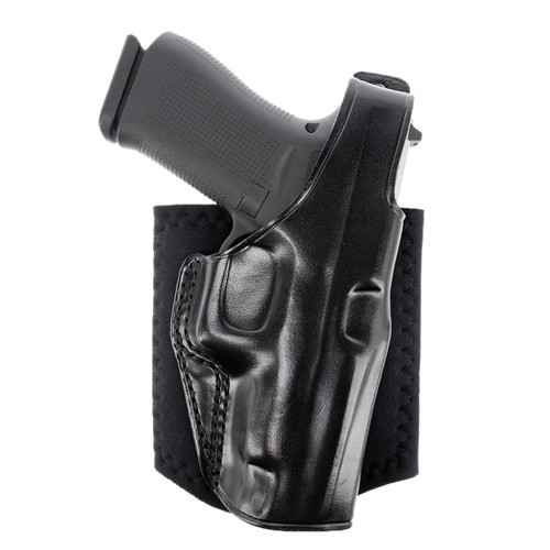Galco Ankle Glove/Ankle Holster for Walther PPK, PPKS Black Right-Hand