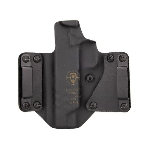 Kimber 2K11 BlackPoint Tactical Leather WING Holster RH LW Optic Cut - Blk