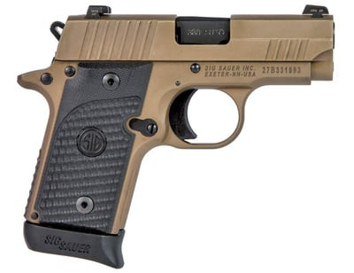 Sig Sauer 238-380-ESCPN P238 Emperor Scorpion 380 ACP Coyote 2.7" BBL 7+1