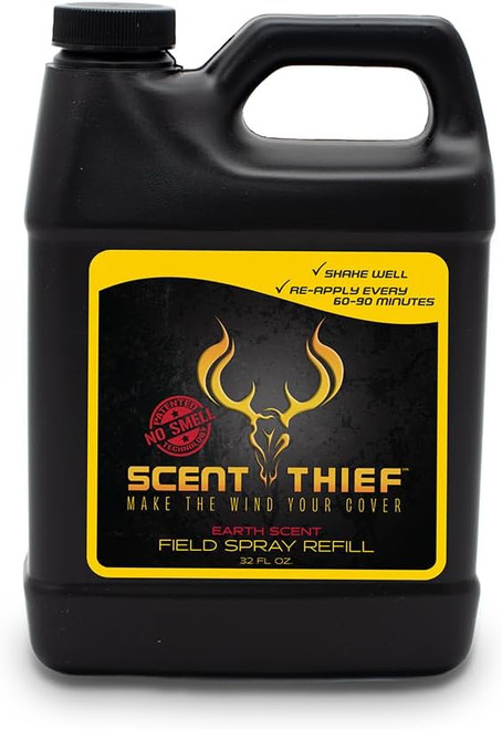 Scent Thief 32oz Field Spray Refill Bottle Deer Hunting Smell Blocker -RF32