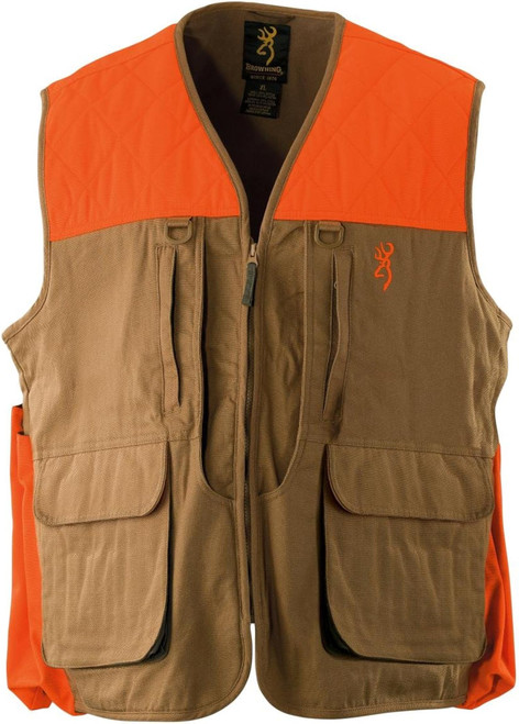 Browning Upland Vest Field Tan Orange Large 3051193203 NEW