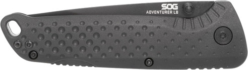 SOG Adventurer LB 3" CRYO 5CR15MOV Steel Lock-Back Mechanism Blackout