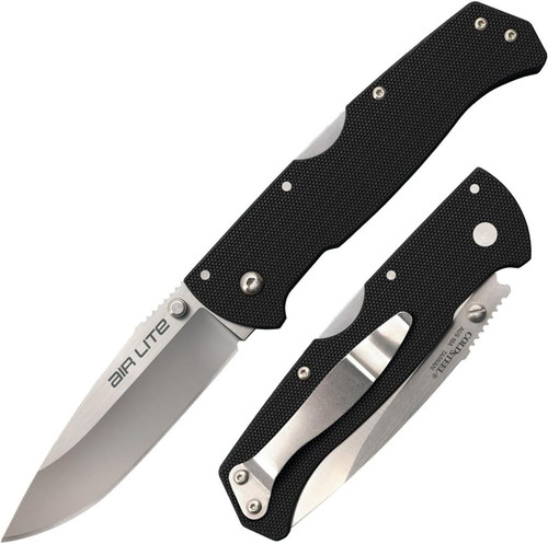 Cold Steel Air Lite 3.5" Drop Point Blade 4.5" G-10 Handle w/Tri-Ad Lock