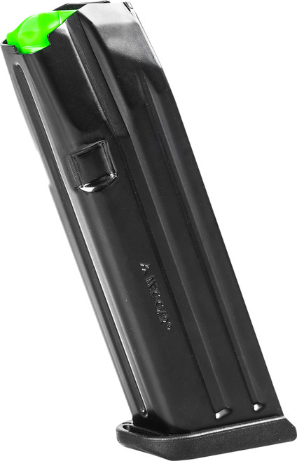 Mec-Gar 9mm Magazine Fit Glock 17 Black Steel/Polymer 18 Rounds MGG171800A