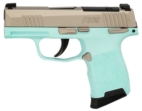 Sig Sauer 365380REBMS P365 380 ACP 10+1 3.10" BBL OR Robin's Egg Blue