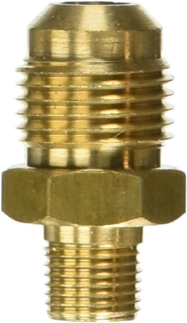 Bayou Classic Brass Orifice Connector 3/8-in Flare M X 1/8-in MNPT 5235