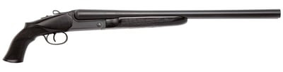 Charles Daly 930385 500 12Ga 20" BBL SXS Black Wood Stock W/ Pistol Grip