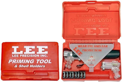 Lee Precision New Auto Prime Kit W/ Molded Storage Box 10 Shell Holder