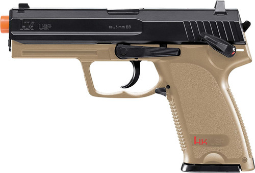 Umarex Elite Force HK USP CO2 Powered 6mm BB Airsoft Gun Dark Earth Brown