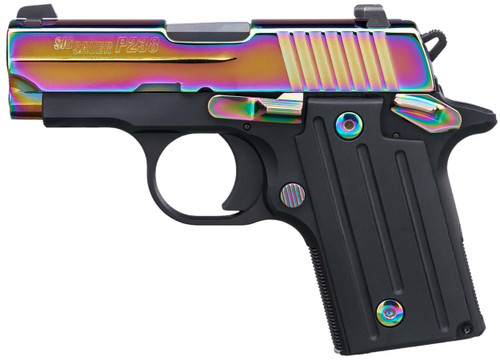 Sig Sauer P238 238-380-RBT2 Rainbow 380 ACP 6+1 2.7" BBL Night Sights