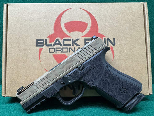 Black Rain Ordnance 9 MM 4" BBL Black Coyote Tan BR0-SS25-FLPKG-07