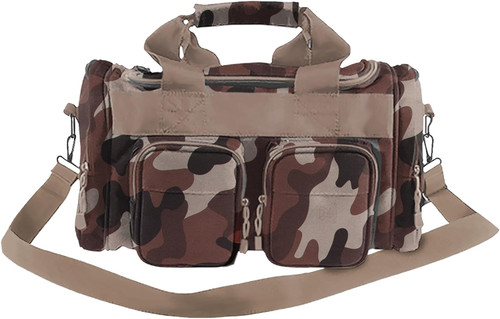 Bulldog Economy BLK Range Bag W/ Adjustable Strap Throwback CAMO BD900TBC