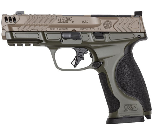 Smith & Wesson PC 14438 M&P 9 MM Metal NTS Carry Comp ODG/FDE 4" BBL 17+1