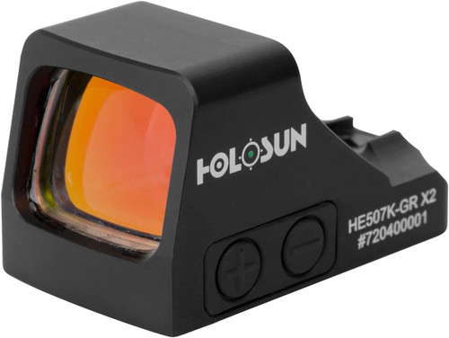 HOLOSUN HE507K-GR X2 Open Reflex Optical Sight 2 MOA Dot W/ 32 MOA Circle
