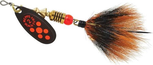 Mepps Black Fury Distressed Treble Fishing Lure Red Orange 1/6Oz BF2T FL