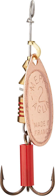 Mepps Aglia Plain Treble Fishing Lure, Copper, 1/8th Oz - B1 C