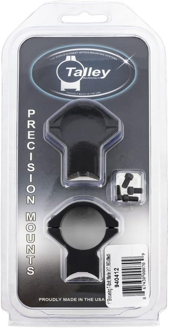 Talley 1" Medium Browning T Bolt Marlin 917 983 Scope Mounts Black