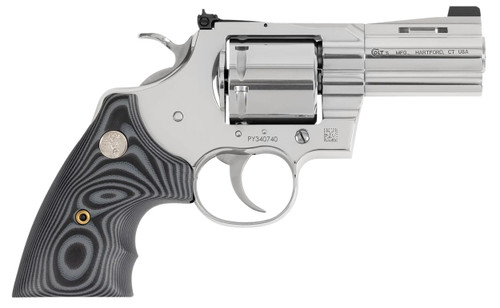 Colt PYTHONSP3NS Python Combat Elite 357 Mag 6 Shot 3" BBL SS G10 Grip
