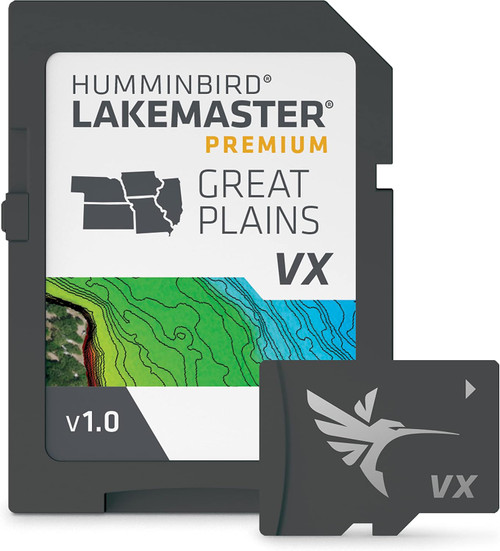 Humminbird LakeMaster Premium Great Plains V1 One Boat Ntwrk VX Techn USED