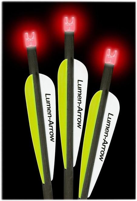 Lumenok 20" Carbon Bolt 2" Bohning Blazer HD Orange Capture Nock 3PK