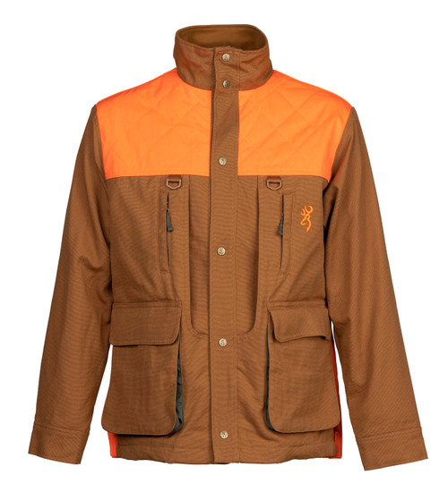 Browning Upland Jacket, Field Tan Orange, Large - 3041193203