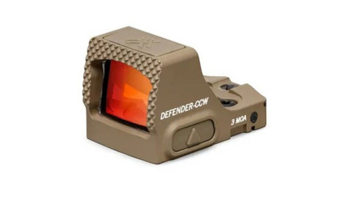 Vortex Optics Defender CCW Micro Red Dot Sight 3 MOA MRD3 Reticle Tan