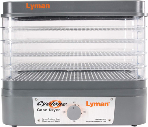 Lyman Cyclone Case Dryer Timer Up To 180 Min. Includes 5 1" Trays USED