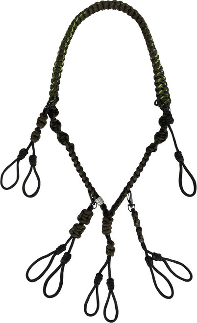 Drake Waterfowl Caller Lanyard Polypropylene Braided Cord Black/Olive OSFM