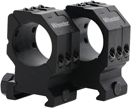 Wheeler 2-Piece 1" High Scope Rings W/ Anti-Cant Indicator For Leveling Wheeler 2-Piece 1" High Scope Rings W/ Anti-Cant Indicator For Leveling