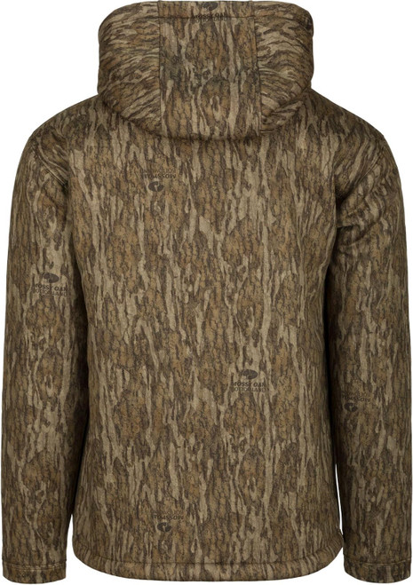 Drake Waterfowl Men's LST Silencer Fleeced-Lined Hoodie- MO Bottomland- M
