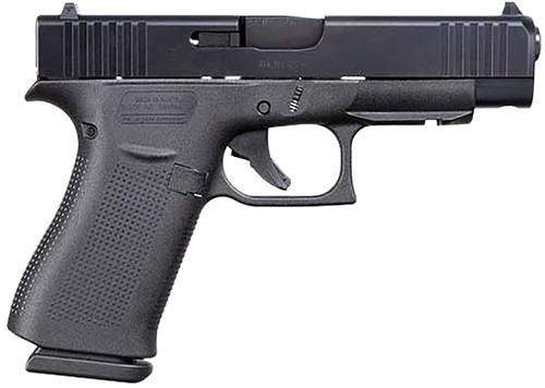 Glock UA4850201FR G48 Gen5 Slim Frame 9mm 10+1 4.17" BBL Black Polymer