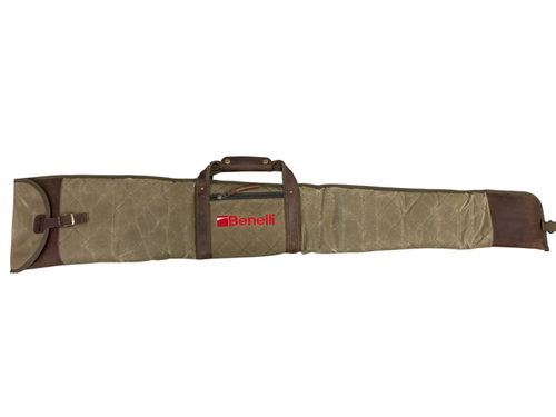 Benelli Lodge 53" Gun Case Olive Waxed Cotton, Water-Resistant NEW