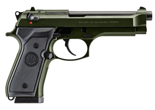 Beretta J92F300GR15 92FS 9mm 15+1 4.90" BBL OD Green Cerakote Black Grip