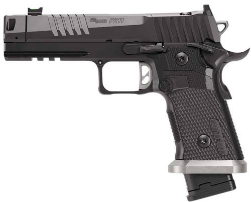 Sig Sauer 211F9GTO10 P211 GTO 9mm 10+1 4.4" BBL MACH3D Compensator G10 Grip