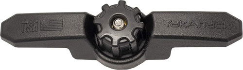 YakAttack GT Cleat XL Track Mount Line Cleat For 1/2" Rope Black